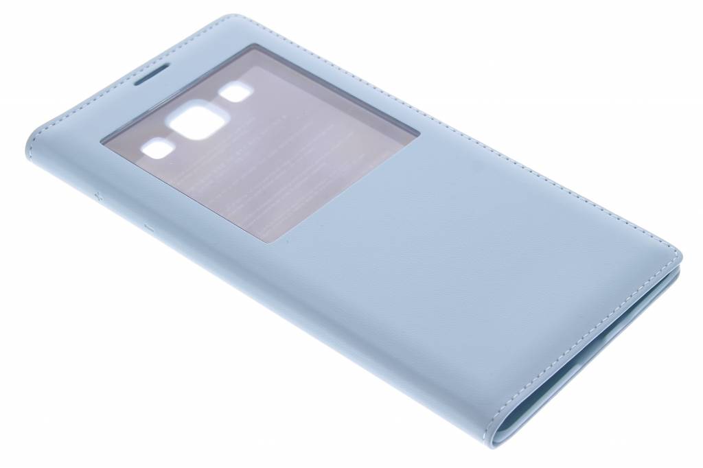 Image of Staalblauwe flipcover met venster voor de Samsung Galaxy A7