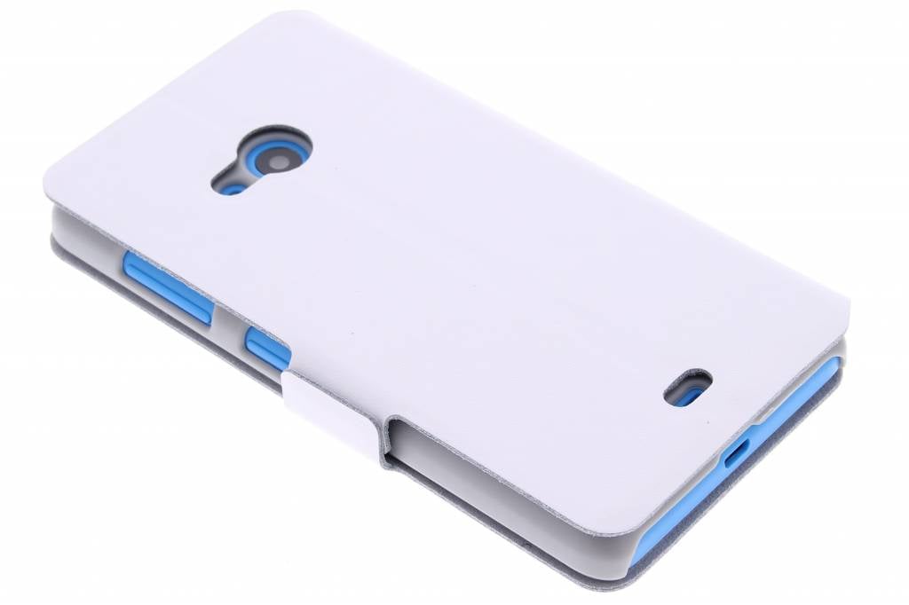 Image of Witte luxe booktype hoes voor de Microsoft Lumia 535