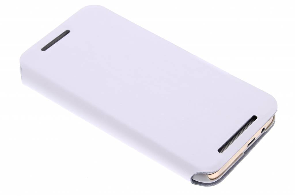 Image of Witte stijlvolle booktype hoes voor de HTC One M9