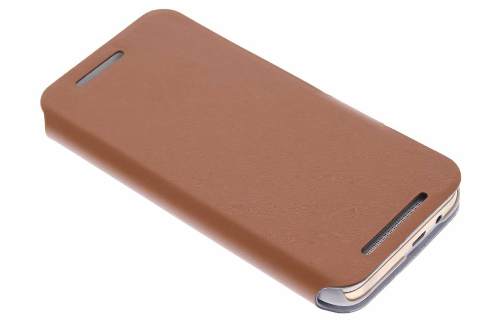 Image of Bruine stijlvolle booktype hoes voor de HTC One M9