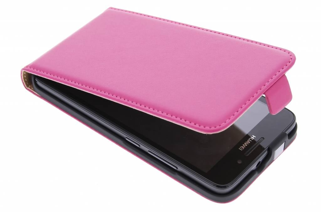 Image of Fuchsia luxe flipcase voor de Huawei G620s