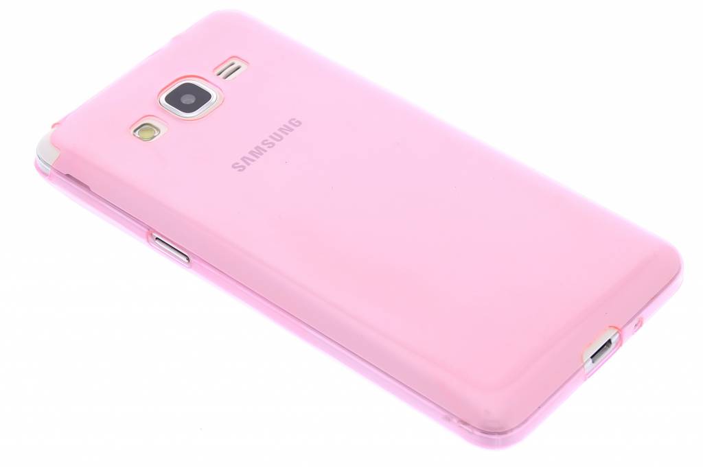 Image of Roze ultra thin transparant TPU hoesje voor de Samsung Galaxy Grand Prime