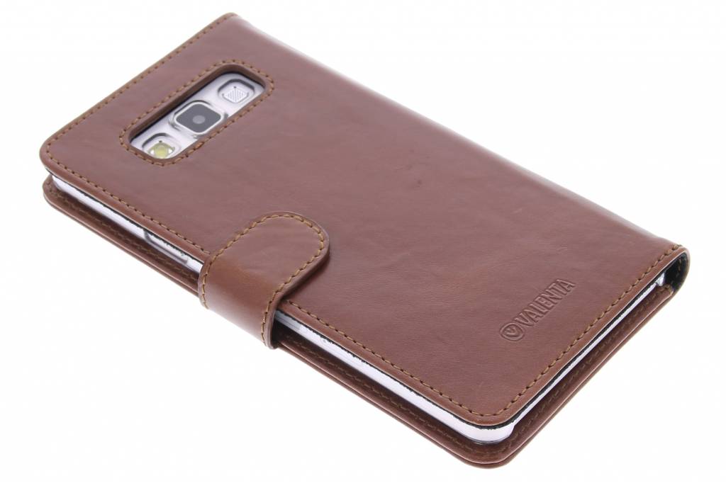 Image of Booklet Classic Luxe voor de Samsung Galaxy A7 - Brown