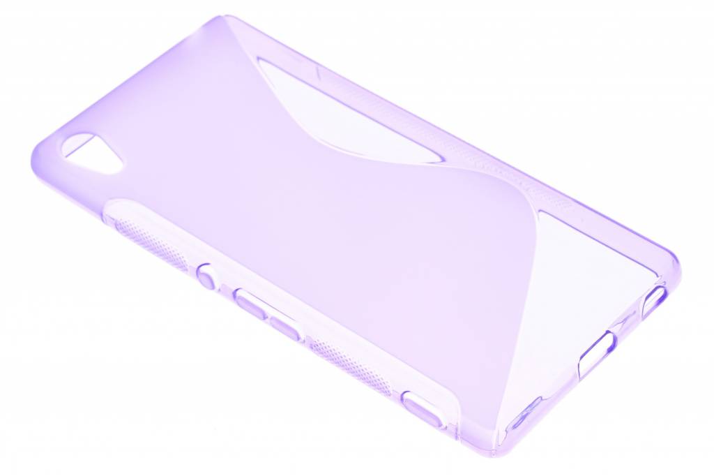 Image of Paars S-line TPU hoesje voor de Sony Xperia Z3 Plus