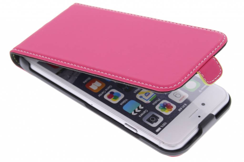 Image of Muvit flip tasje - roze - voor Apple iPhone 6 + 6S