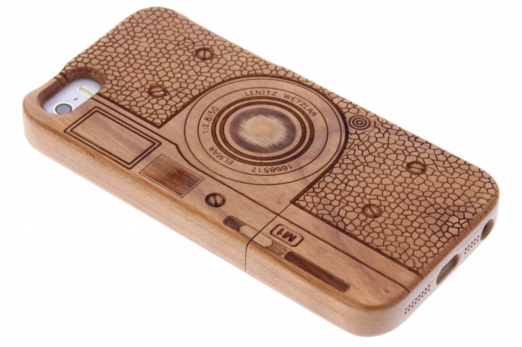 Image of Houten hardcase hoesje met print voor de iPhone 5 / 5s / SE