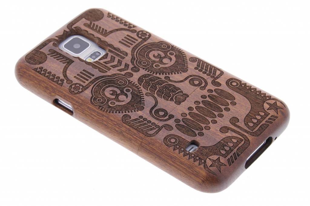 Image of Echt houten hardcase hoesje met print voor de Samsung Galaxy S5 (Plus) / Neo