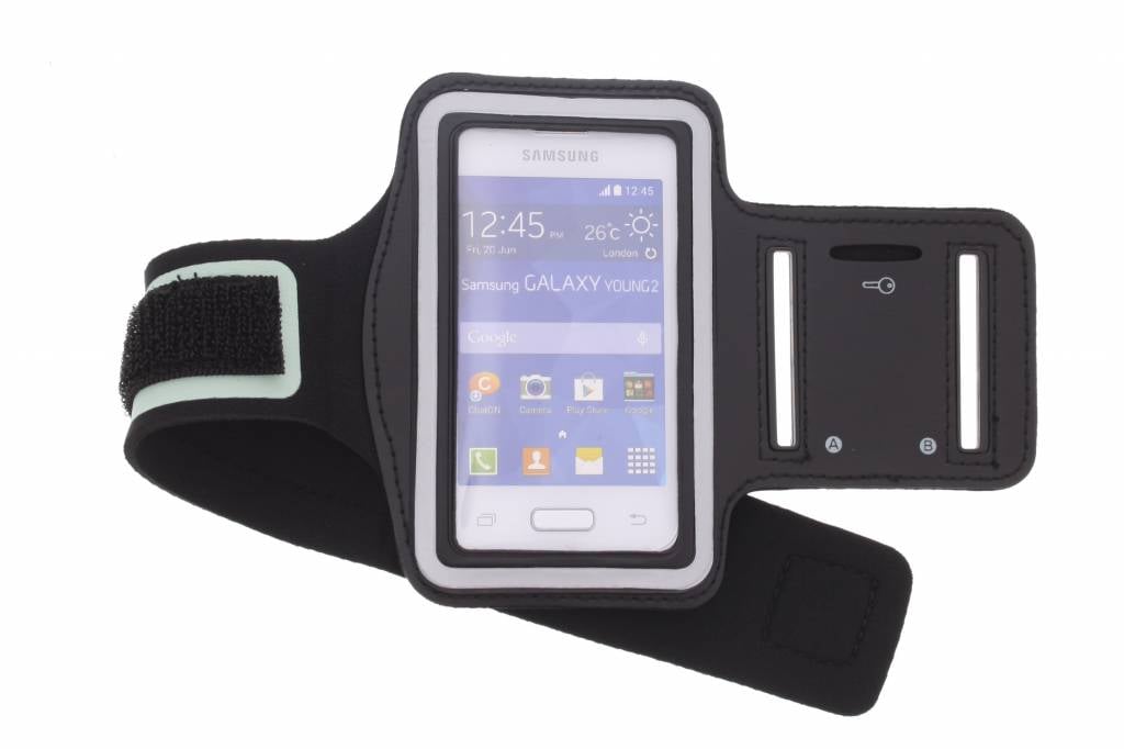 Image of Zwarte sportarmband voor de Samsung Galaxy Young 2