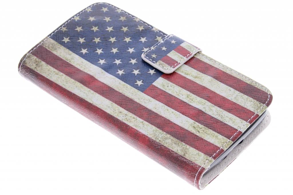 Image of Amerikaanse vlag design TPU booktype hoes voor de LG L Bello / L80 Plus