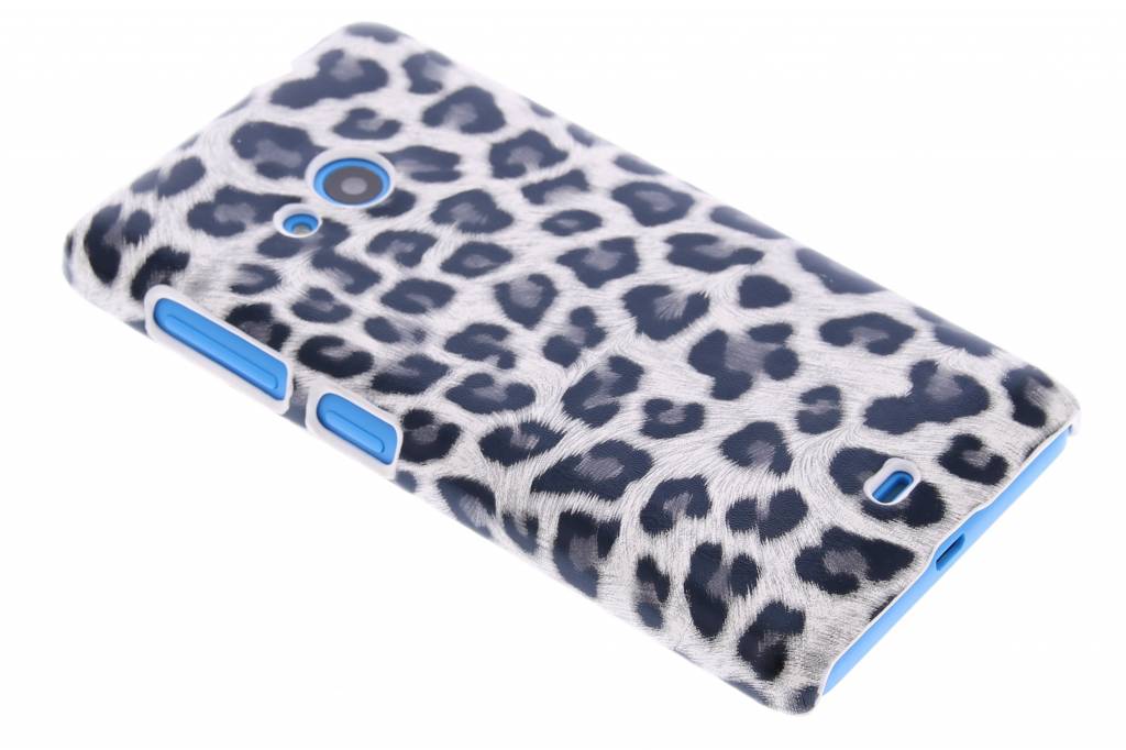 Image of Grijs luipaard design hardcase hoesje voor de Microsoft Lumia 535