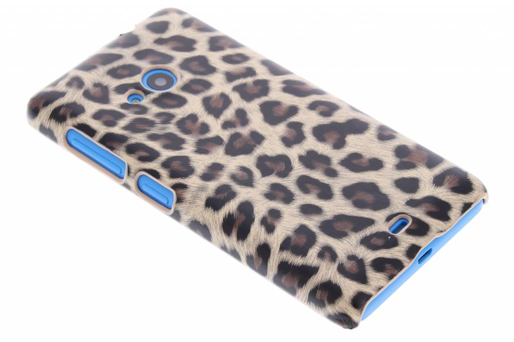 Image of Bruin luipaard design hardcase hoesje voor de Microsoft Lumia 535