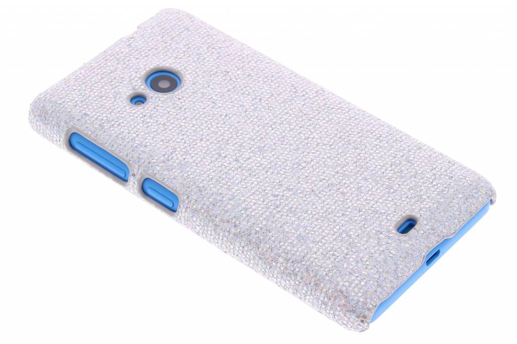 Image of Zilver glamour design hardcase hoesje voor de Microsoft Lumia 535