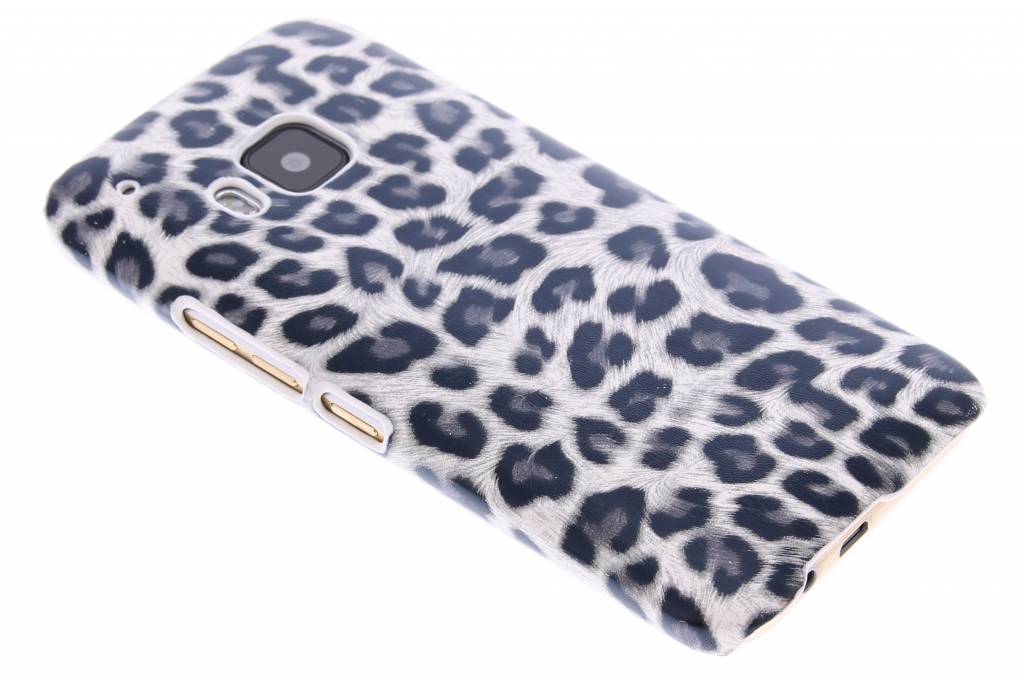 Image of Grijs luipaard design hardcase hoesje voor de HTC One M9