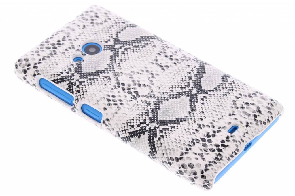 Image of Wit slangen design hardcase hoesje voor de Microsoft Lumia 535