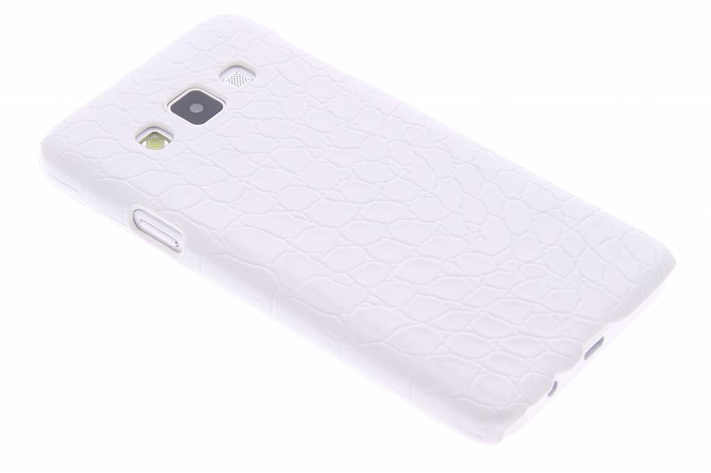 Image of Wit krokodil hardcase hoesje voor de Samsung Galaxy A3