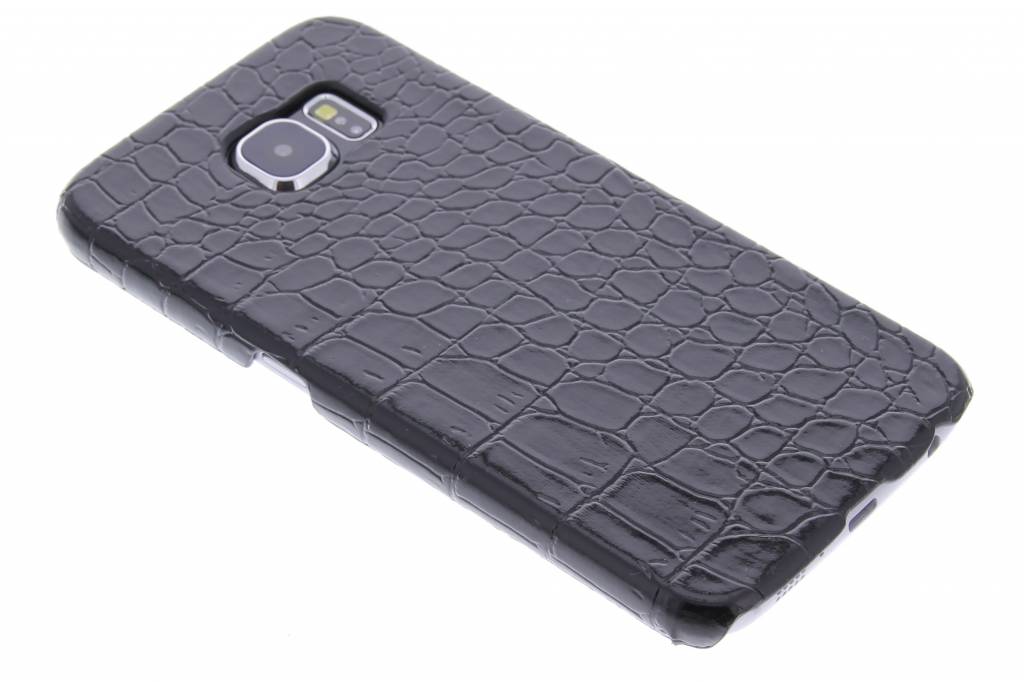 Image of Zwart krokodil design hardcase hoesje voor de Samsung Galaxy S6