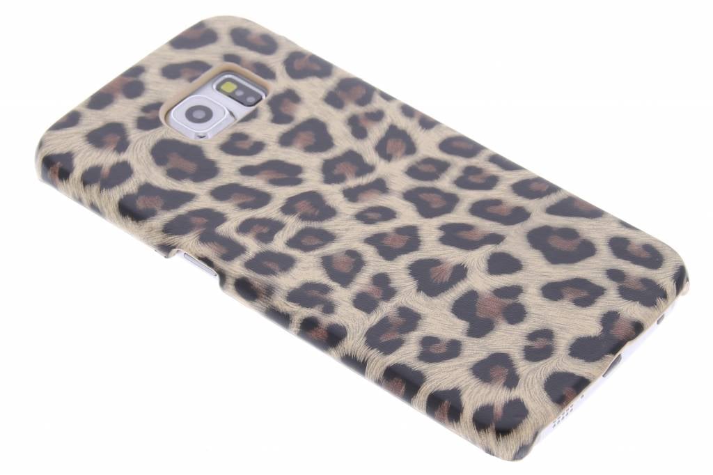 Image of Bruin luipaard design hardcase hoesje voor de Samsung Galaxy S6 Edge