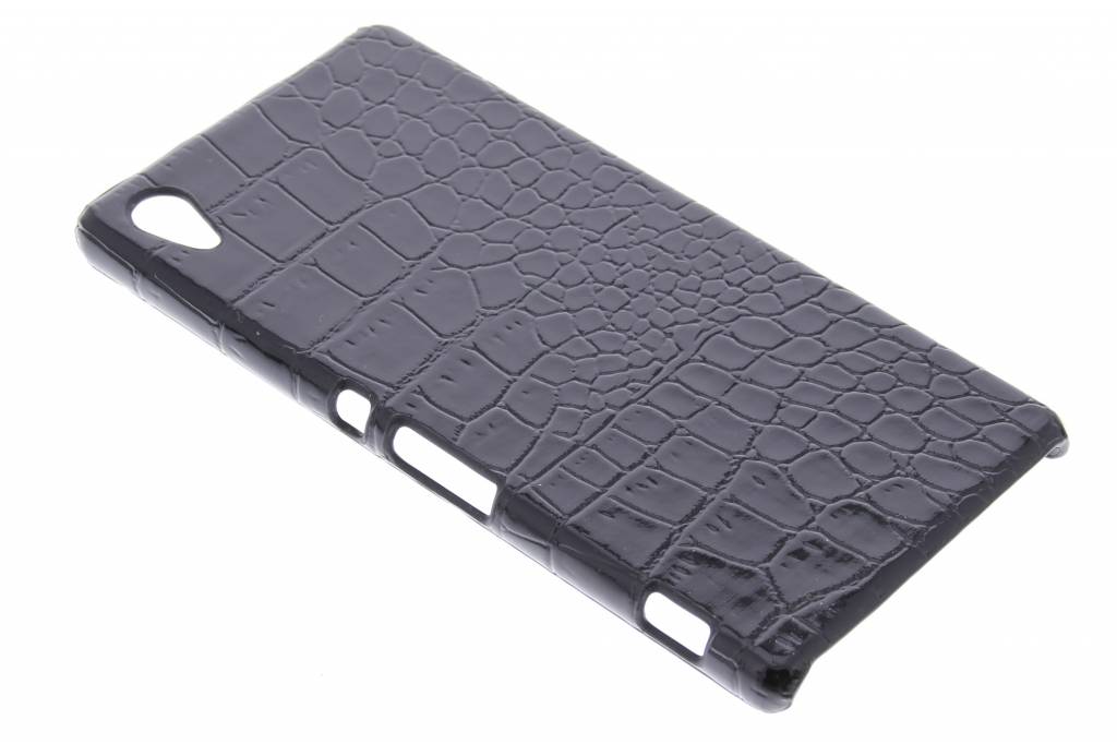 Image of Zwart krokodil design hardcase hoesje voor de Sony Xperia Z3 Plus