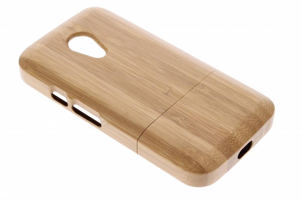 Image of Bamboo echt houten hardcase voor de Motorola Moto G 2nd Gen 2014
