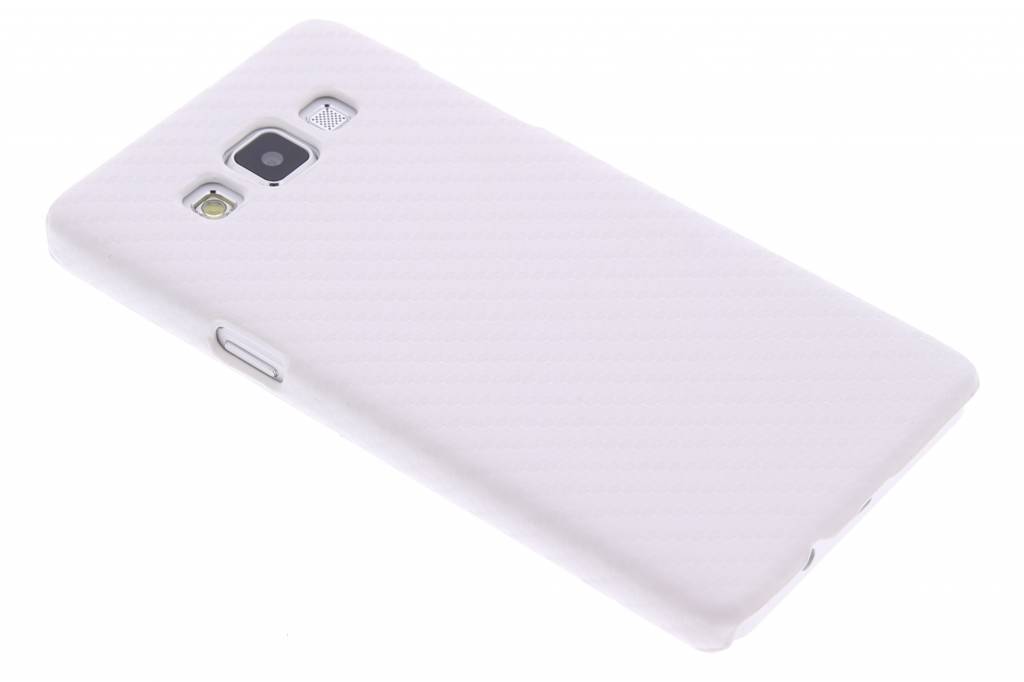 Image of Wit carbon look hardcase hoesje voor de Samsung Galaxy A5