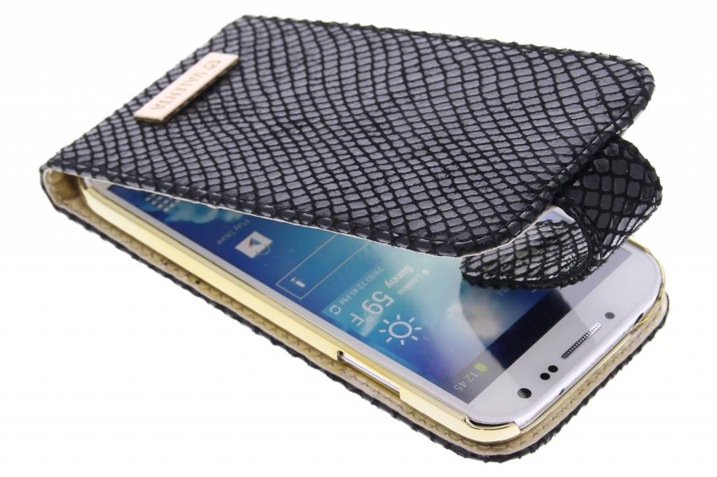 Image of Animal flipcase snake voor de Samsung Galaxy S4 - zwart