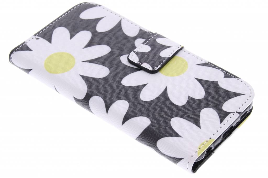 Image of Bloemen design TPU booktype hoes voor de Samsung Galaxy S6