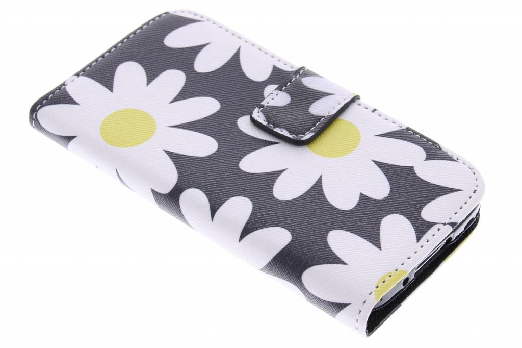 Image of Bloemen design TPU booktype hoes voor de Samsung Galaxy S5 Mini