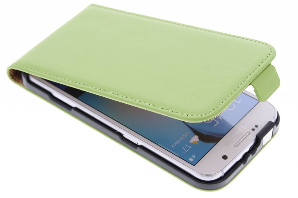 Image of Groene luxe flipcase voor de Samsung Galaxy S6