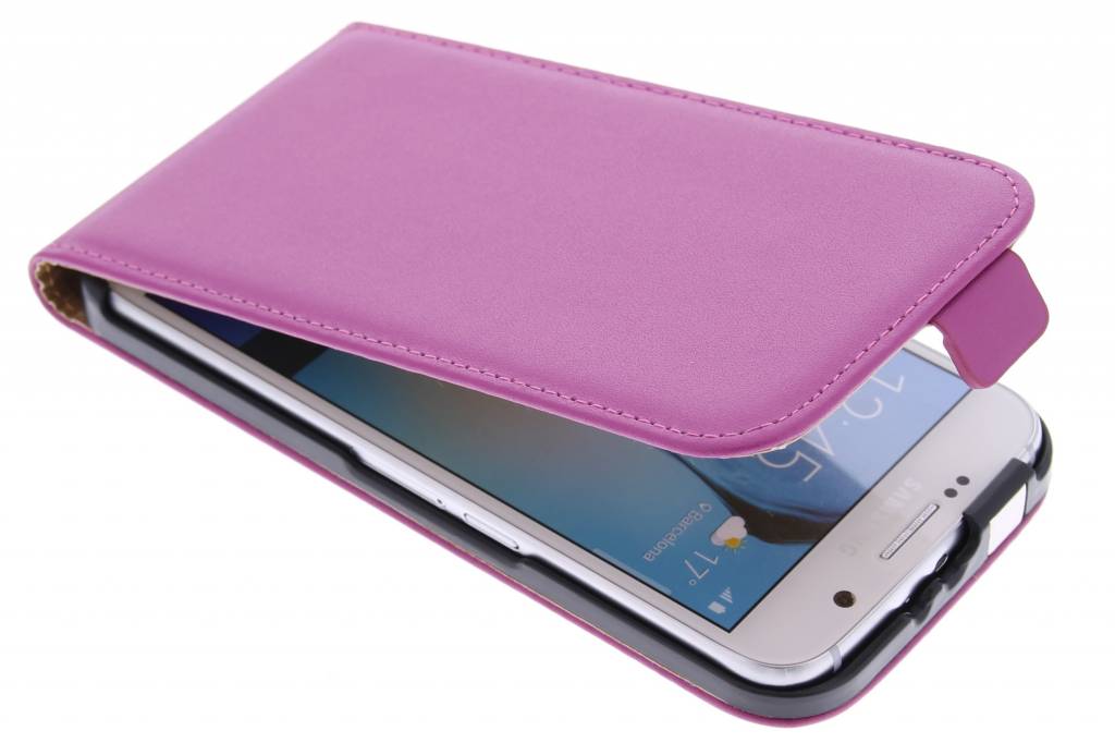 Image of Fuchsia luxe flipcase voor de Samsung Galaxy S6