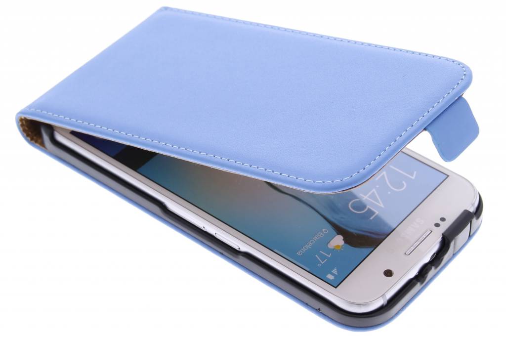 Image of Blauwe luxe flipcase voor de Samsung Galaxy S6