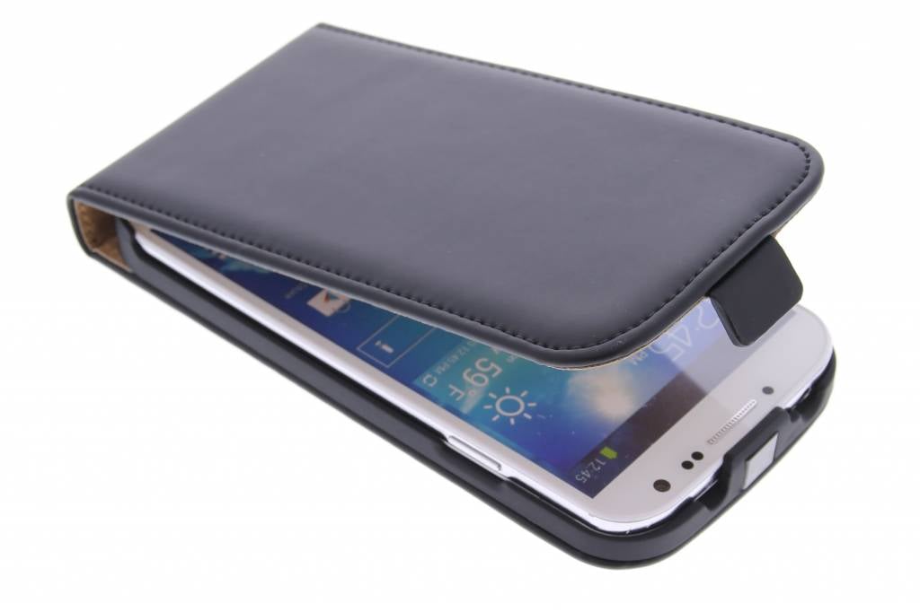 Image of Luxe Flipcase voor de Samsung Galaxy S4 - Zwart