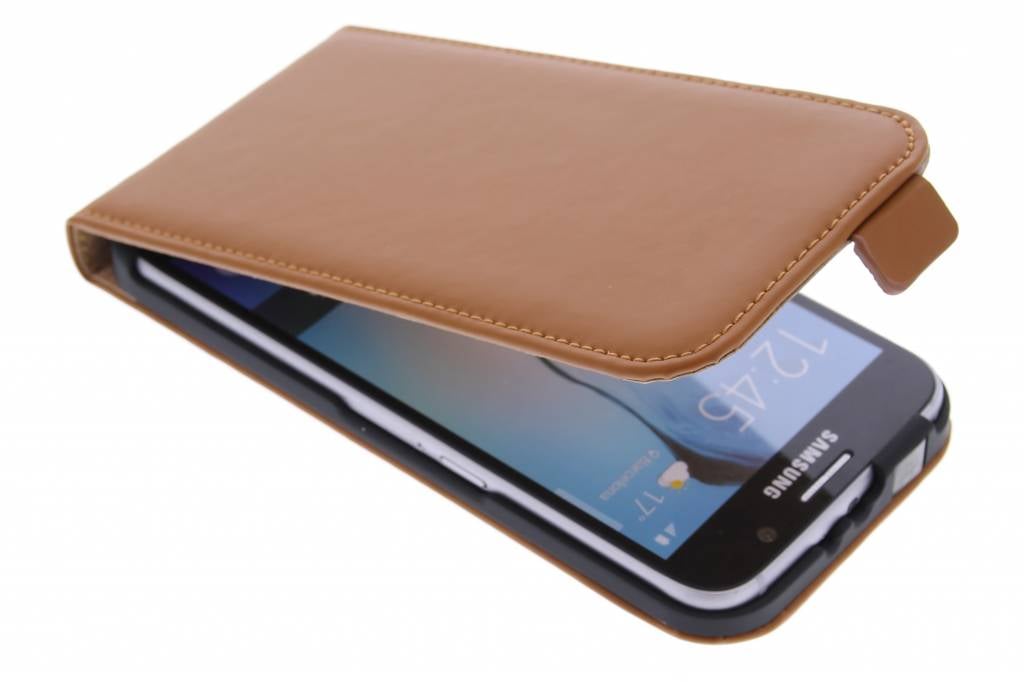 Image of Luxe Flipcase flipcase voor de Samsung Galaxy S6 - Bruin