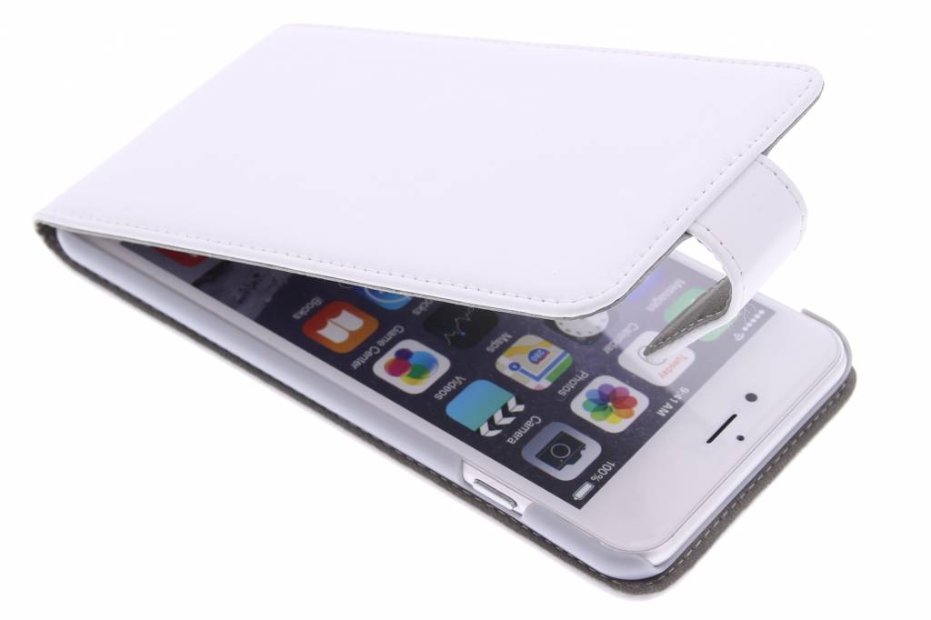 Image of Witte stijlvolle flipcase voor de iPhone 6(s) Plus