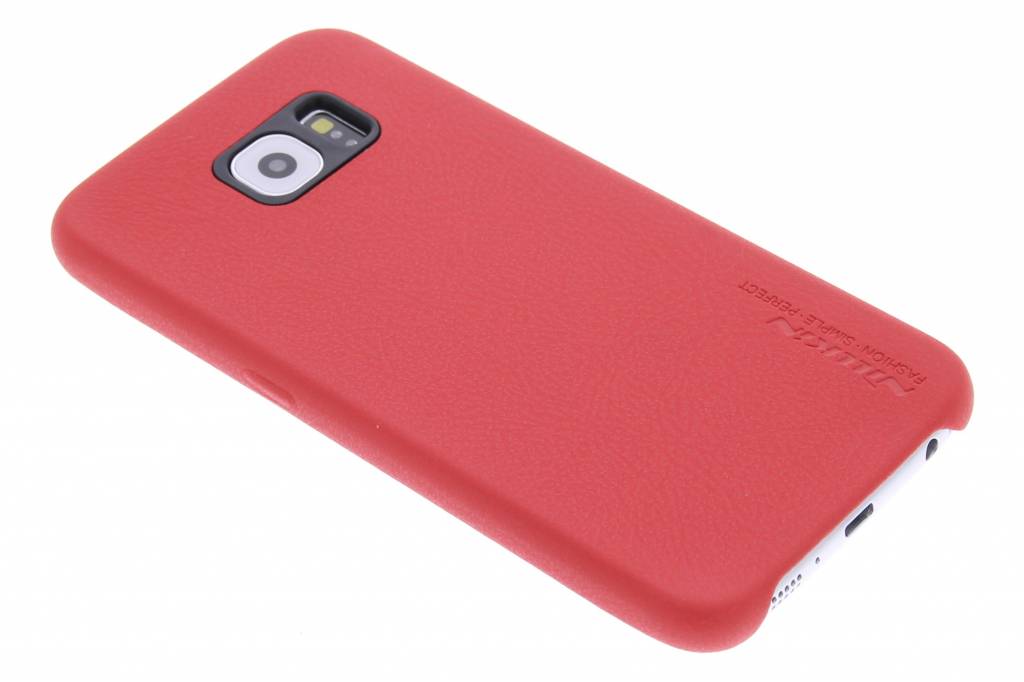Image of Victoria leather hardcase hoesje voor de Samsung Galaxy S6 - rood