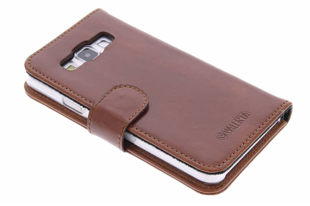 Image of Booklet Classic Luxe voor de Samsung Galaxy A3 - Brown