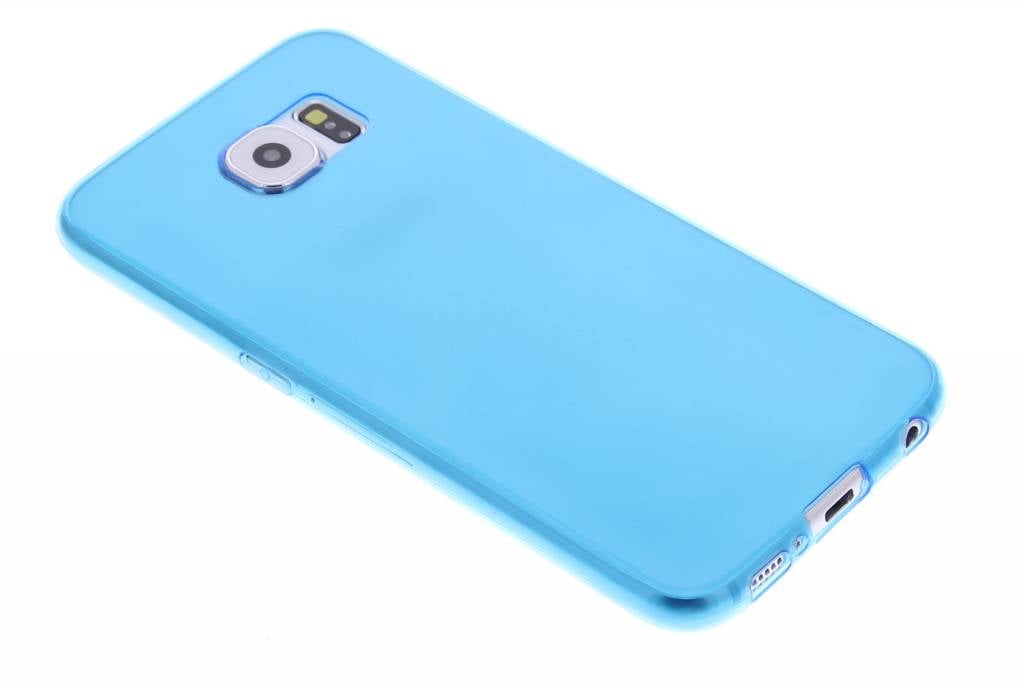 Image of Blauw ultra thin transparant TPU hoesje voor de Samsung Galaxy S6