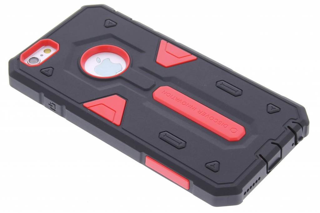Image of Defender Case voor de iPhone 6 / 6s - zwart/rood