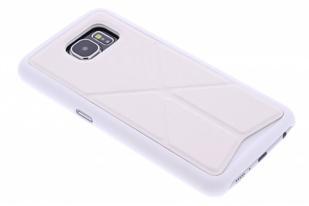 Image of Wit hardcase hoesje met standaard voor de Samsung Galaxy S6