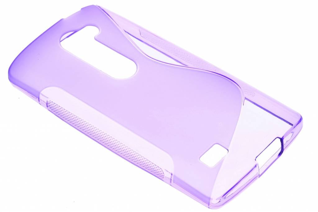 Image of Paars S-line TPU hoesje voor de LG Leon