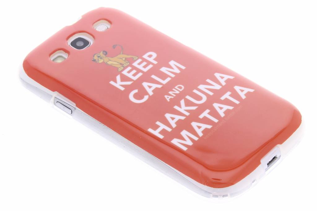 Image of Hakuna Matata design TPU siliconen hoesje voor de Samsung Galaxy S3 / Neo