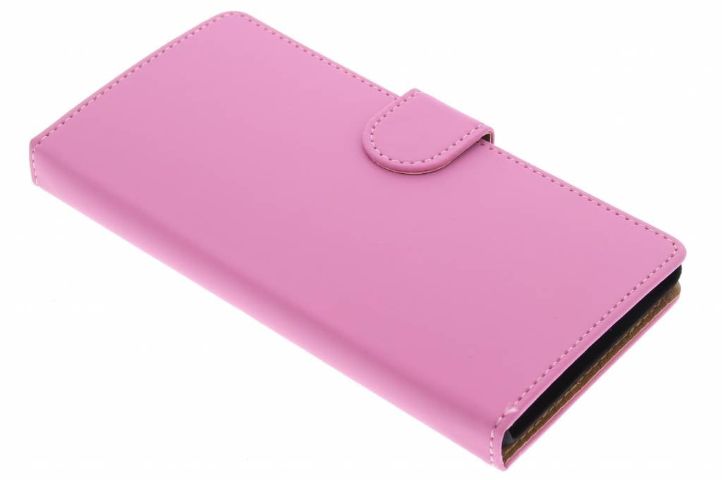 Image of Roze effen booktype hoes voor de Sony Xperia Z3 Plus