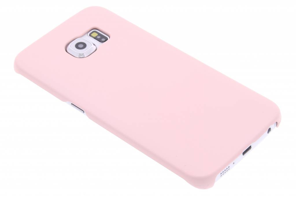 Image of Poederroze pastel hardcase hoesje Samsung Galaxy S6 Edge