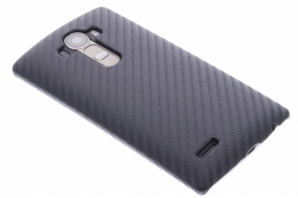 Image of Zwart carbon look hardcase hoesje voor de LG G4