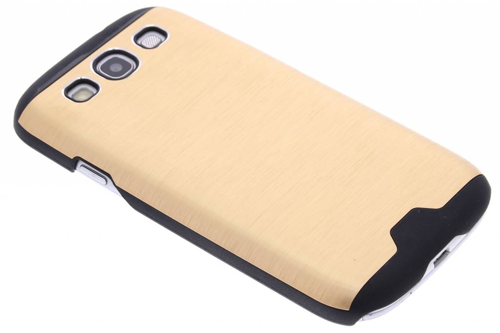 Image of Goud brushed aluminium hardcase hoesje voor de Samsung Galaxy S3 / Neo