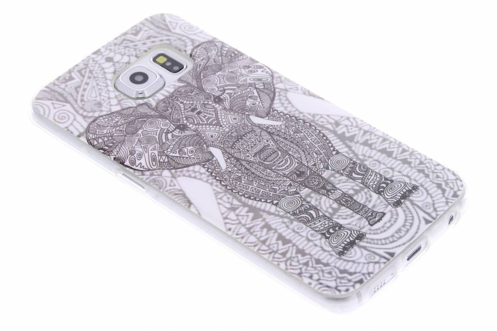 Image of Olifant design TPU siliconen hoesje voor de Samsung Galaxy S6 Edge