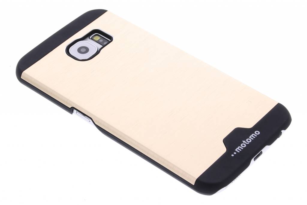 Image of Goud brushed aluminium hardcase hoesje voor de Samsung Galaxy S6