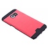 Rood brushed aluminium hardcase hoesje voor de Samsung Galaxy S6 Edge Rood brushed aluminium hardcase hoesje voor de Samsung Galaxy S6 Edge