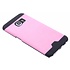 Roze brushed aluminium hardcase hoesje voor de Samsung Galaxy S6 Edge Roze brushed aluminium hardcase hoesje voor de Samsung Galaxy S6 Edge