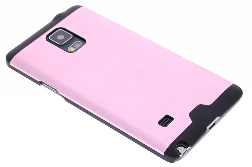 Image of Roze brushed aluminium hardcase hoesje voor de Samsung Galaxy Note 4