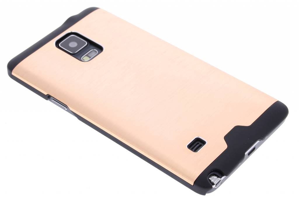 Image of Goud brushed aluminium hardcase hoesje voor de Samsung Galaxy Note 4